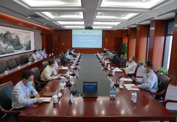 中國(guó)能建集團(tuán)黨委書記、董事長(zhǎng)汪建平會(huì)見(jiàn)中國(guó)大唐黨組書記、董事長(zhǎng)陳飛虎一行