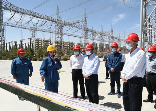 國(guó)家電網(wǎng)有限公司總經(jīng)理、黨組副書(shū)記辛保安赴國(guó)網(wǎng)寧夏電力調(diào)研