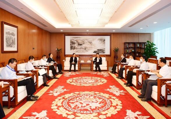 華能集團有限公司黨組書記、董事長舒印彪會見國開行董事長趙歡