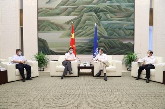 錢智民、江毅會見青海省委副書記、省長劉寧