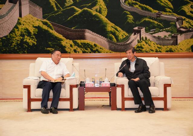 宋海良、孫洪水與大唐集團(tuán)董事長陳飛虎座談