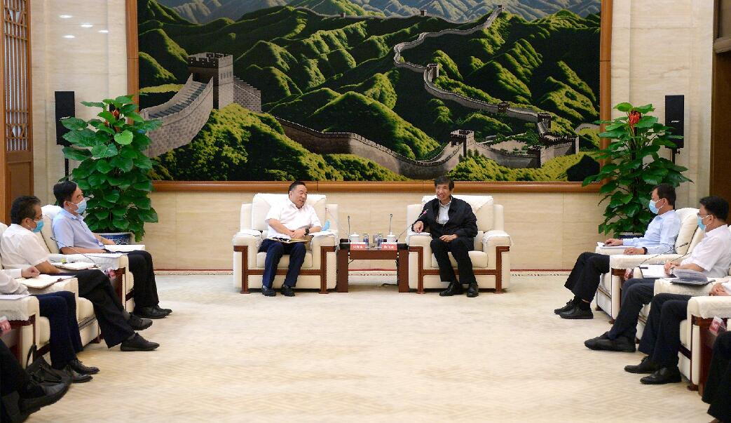 陳飛虎會(huì)見中國能建董事長宋海良、總經(jīng)理孫洪水