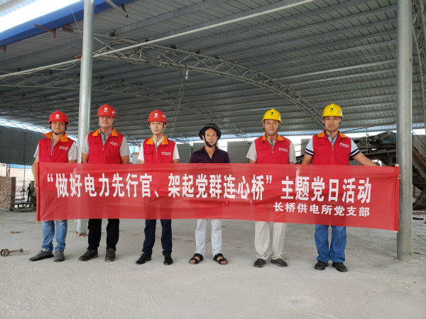 國網(wǎng)廣昌縣供電公司：開展“做好電力先行官、架起黨群連心橋”主題黨日活動(dòng)