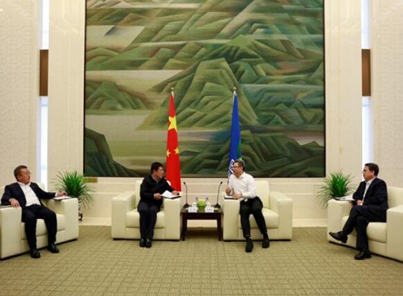 錢智民會(huì)見(jiàn)吉林省委常委、長(zhǎng)春市委書(shū)記王凱