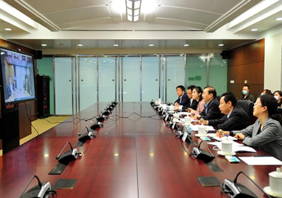 辛保安總經(jīng)理與SAP公司全球執(zhí)行董事會成員、全球業(yè)務(wù)總裁傅美黛舉行視頻會談