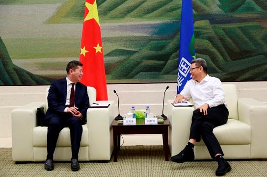 錢智民會(huì)見(jiàn)中信建投董事長(zhǎng)王常青、總裁李格平