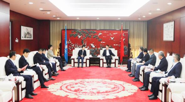 溫樞剛會見陜建控股集團(tuán)黨委書記、董事長張義光