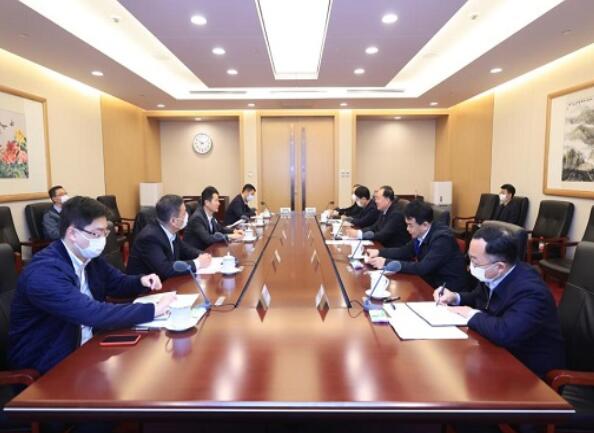 毛偉明會(huì)見(jiàn)上海市委常委、副市長(zhǎng)吳清