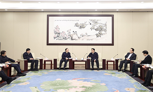 辛保安、張智剛拜會(huì)浙江省委書(shū)記袁家軍、省長(zhǎng)王浩