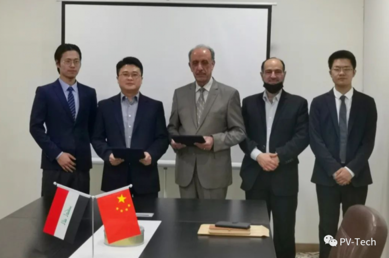 中國(guó)能建與伊拉克、越南簽署355MW光伏項(xiàng)目