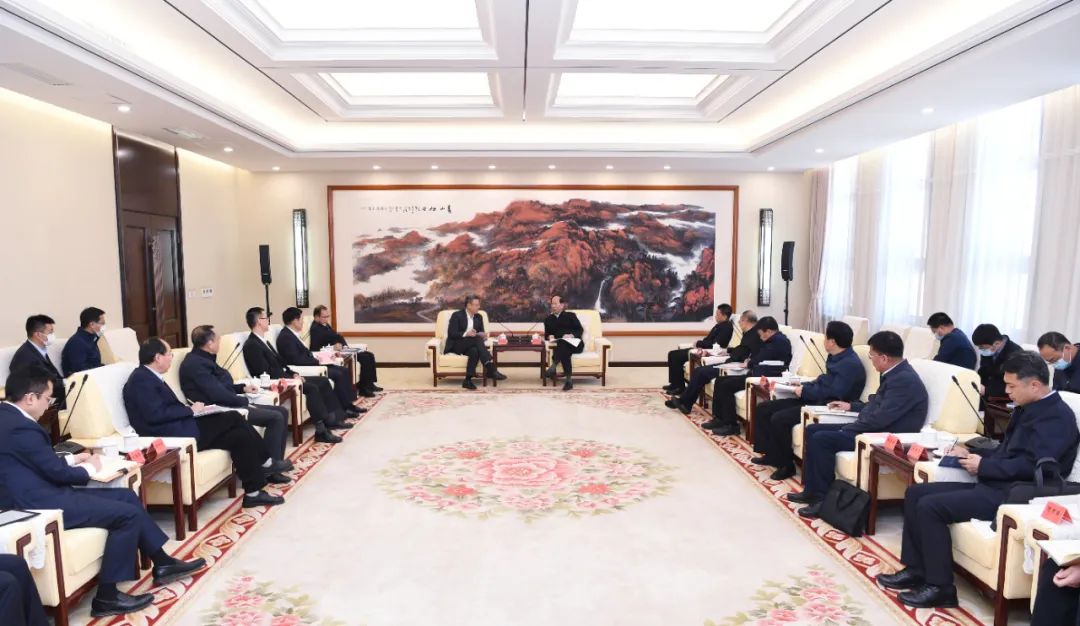 錢智民、江毅拜會(huì)內(nèi)蒙古自治區(qū)黨委書記、人大常委會(huì)主任石泰峰