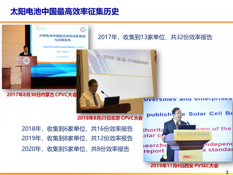 光伏專委會:2021太陽電池中國最高轉換效率發(fā)布