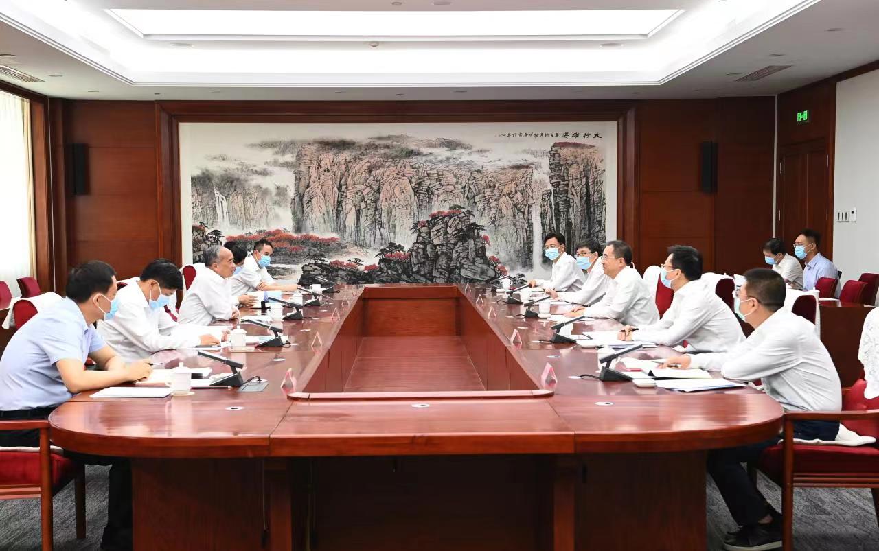 鄒磊拜會山西省委書記、省人大常委會主任林武