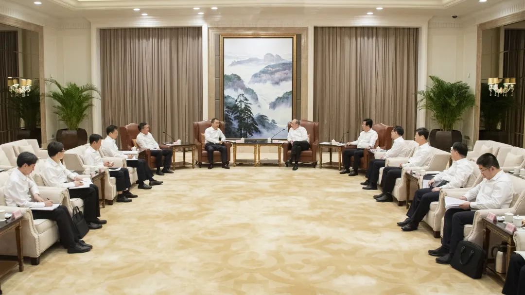 鄒磊、劉明勝拜會福建省委書記尹力、省長趙龍