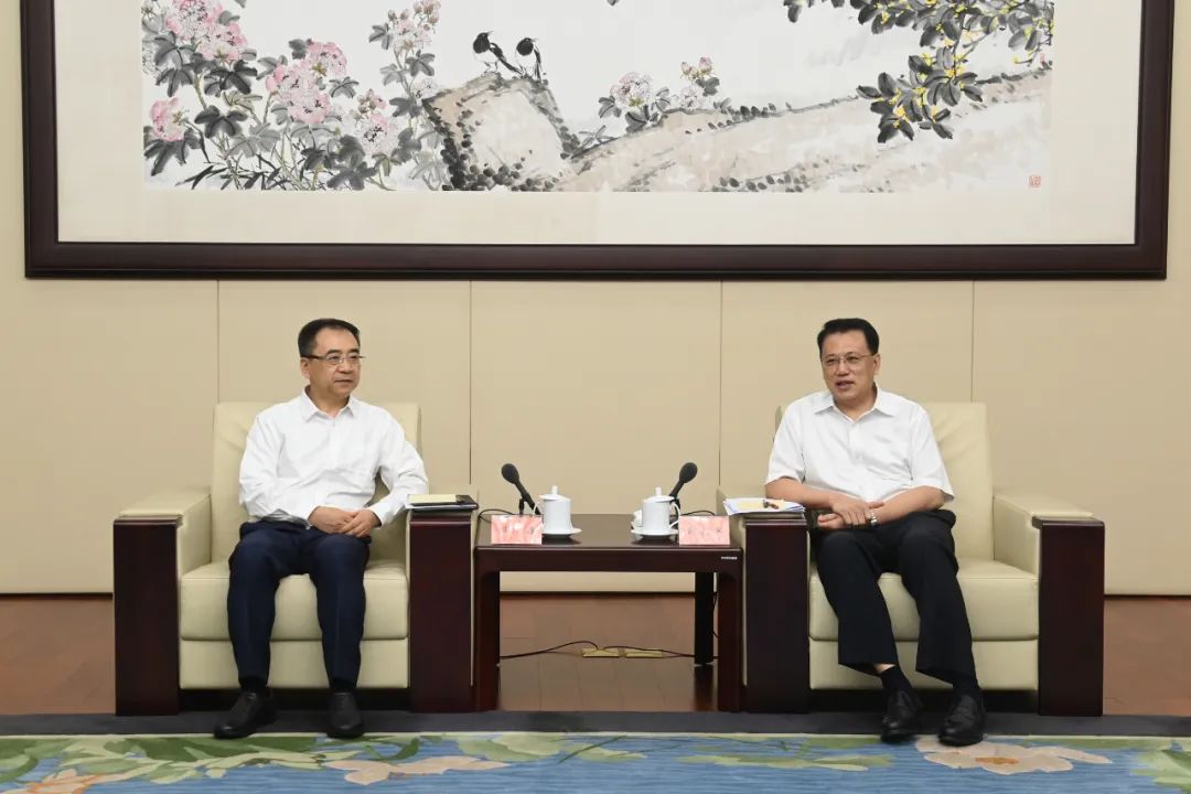 大唐集團公司黨組書記、董事長鄒磊拜會浙江省委書記、省人大常委會主任袁家軍