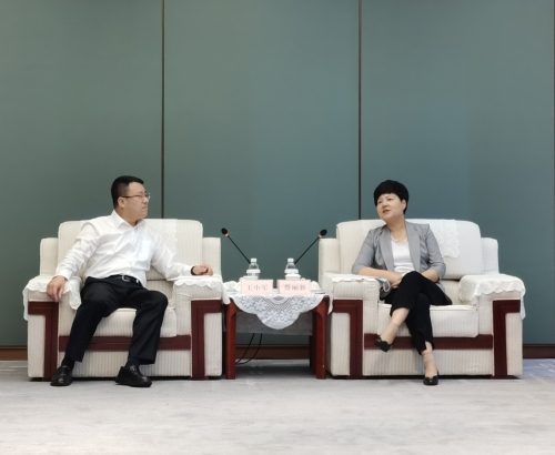 王小軍拜會廣西壯族自治區(qū)黨委常委、常務(wù)副主席蔡麗新