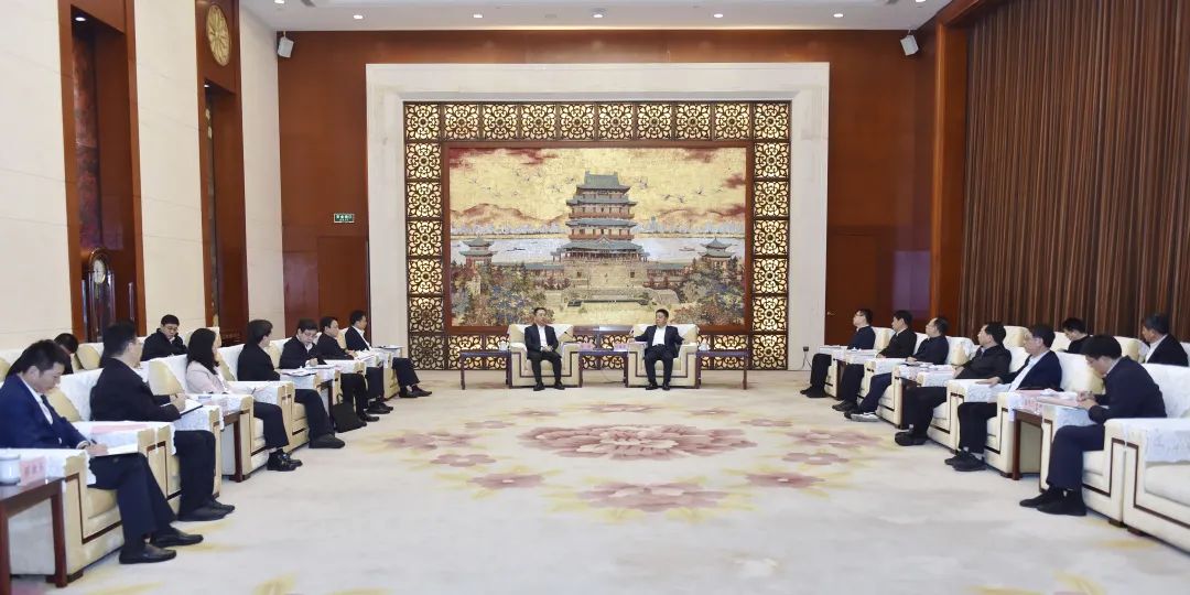 大唐集團(tuán)有限公司黨組書記、董事長(zhǎng)鄒磊拜會(huì)江西省省長(zhǎng)葉建春