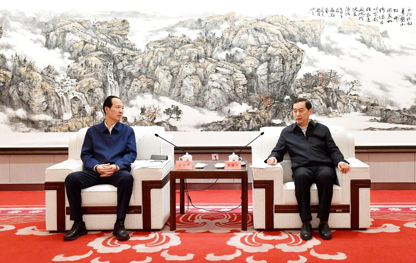 中國電建黨委書記、董事長丁焰章與河北省委常委、石家莊市委書記張超超會談