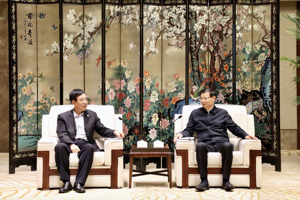 中國能建黨委副書記、總經(jīng)理孫洪水拜會江蘇省省長許昆林