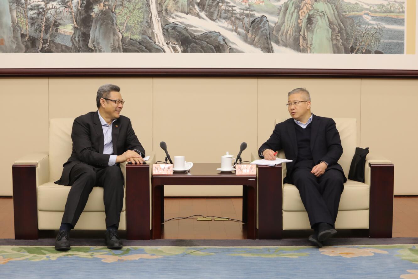國家電投黨組書記、董事長錢智民拜會浙江省委常委、常務副省長徐文光