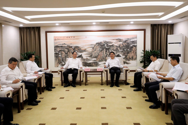 國(guó)務(wù)院國(guó)資委黨委書記、主任張玉卓會(huì)見(jiàn)湖南省委副書記、省長(zhǎng)毛偉明