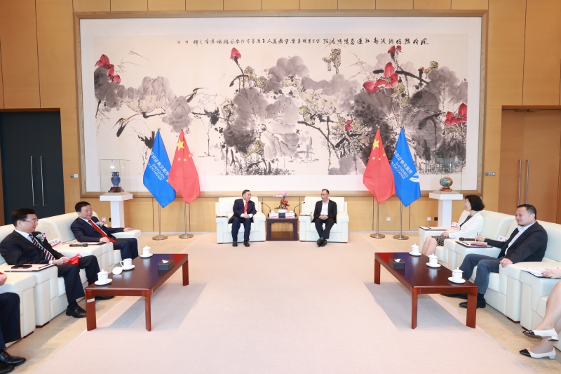 中國(guó)能建黨委書記、董事長(zhǎng)宋海良會(huì)見深交所理事長(zhǎng)陳華平、總經(jīng)理沙雁