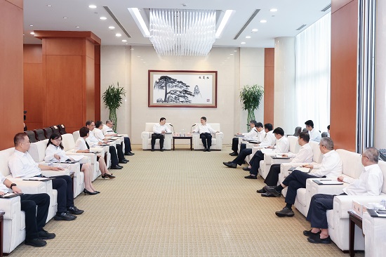 華能集團(tuán)黨組書記、董事長溫樞剛會見山西省委常委、太原市委書記韋韜