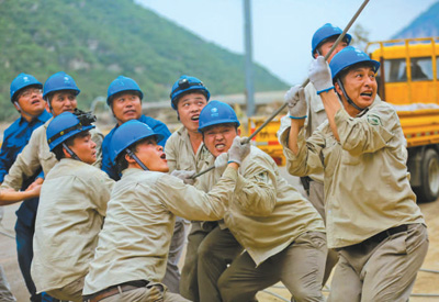 人民日報:防汛抗洪救災 央企勇挑重擔