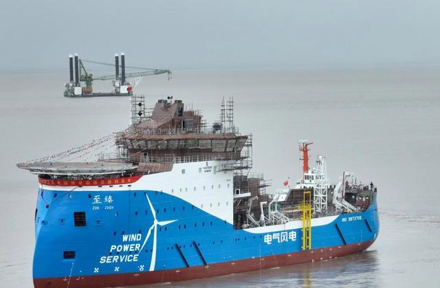 亞洲首制風(fēng)電運(yùn)維母船下水，中國(guó)海上風(fēng)電邁向深海的關(guān)鍵一步