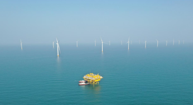 山東首個百萬千瓦級海風基地！國家電投半島南U1一期并網(wǎng)發(fā)電