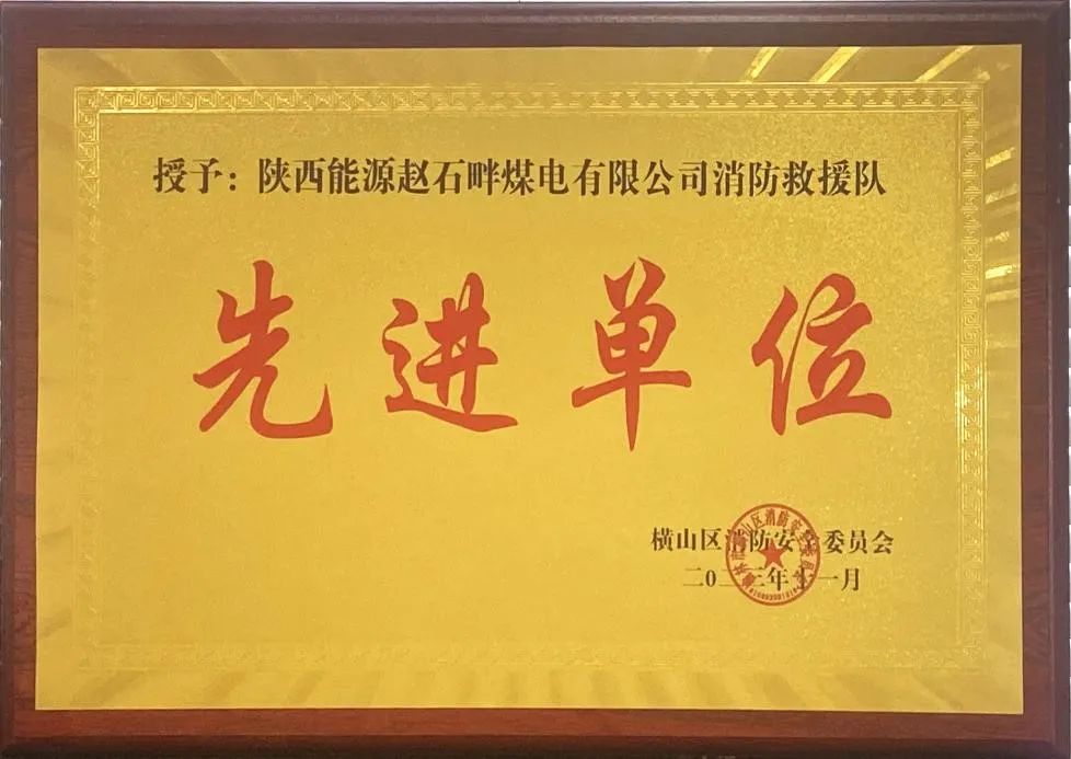 優(yōu)秀！再續(xù)輝煌！陜投集團(tuán)趙石畔煤電消防工作又獲表彰