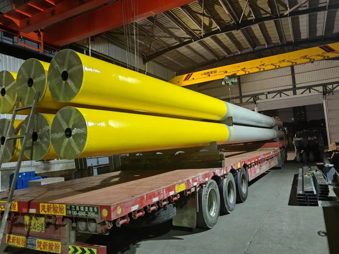 三峽集團東山杏陳180兆瓦海上光伏電站項目鋼管樁項目順利發(fā)貨