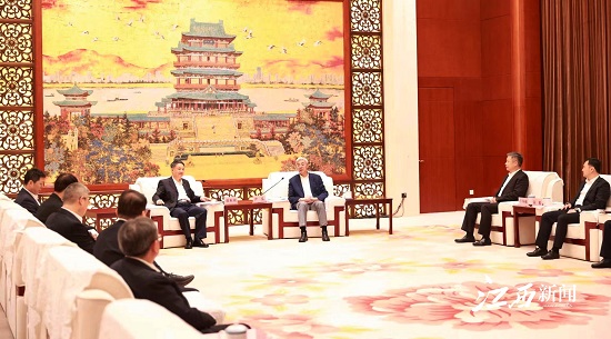 華能集團黨組書記、董事長溫樞剛拜會江西省委書記尹弘