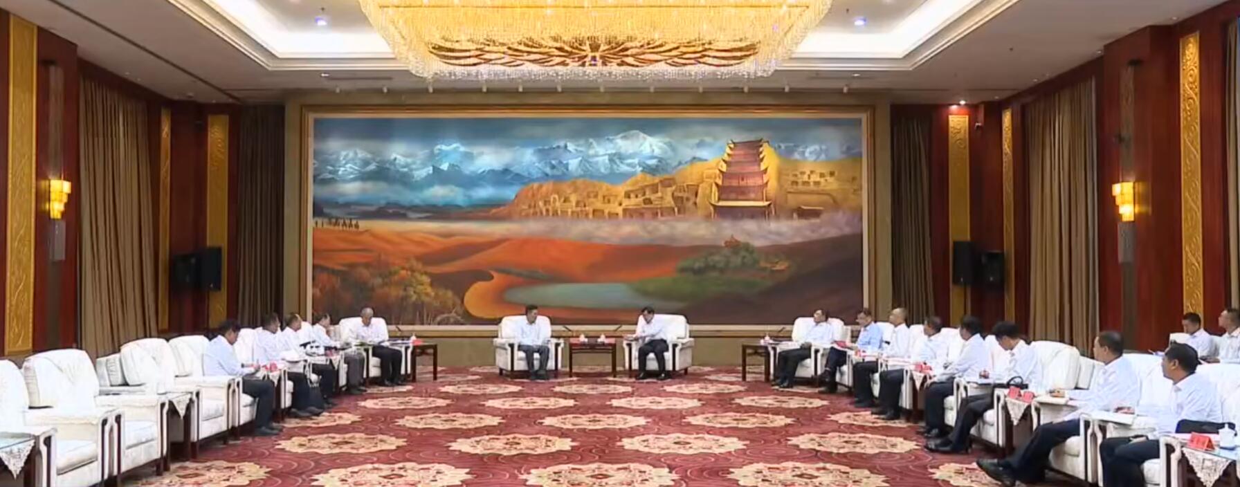 國家電投董事長劉明勝、總經(jīng)理栗寶卿拜會甘肅省委書記胡昌升、省長任振鶴