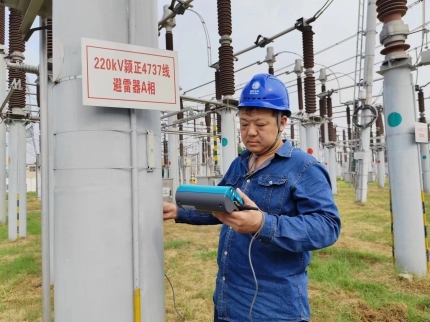 監(jiān)督檢查隱患電桿，全力保障電力安全