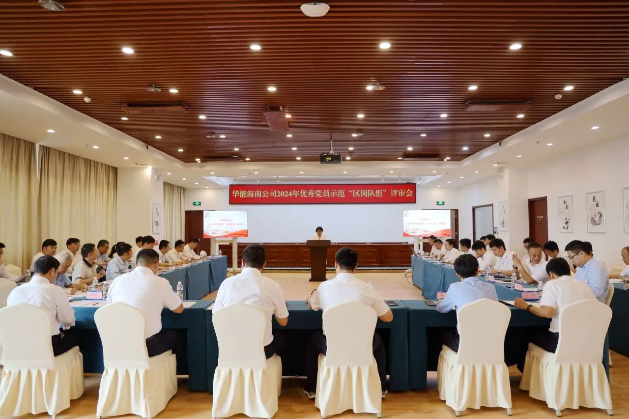 華能海南公司召開優(yōu)秀黨員示范“區(qū)崗隊(duì)組”現(xiàn)場評(píng)審會(huì)
