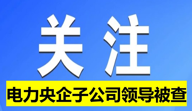 電力央企子公司領(lǐng)導(dǎo)被查