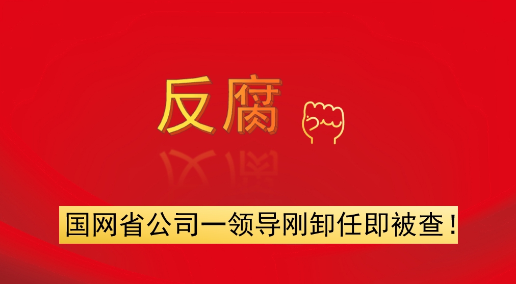 國網(wǎng)省公司一領(lǐng)導(dǎo)剛卸任即被查！