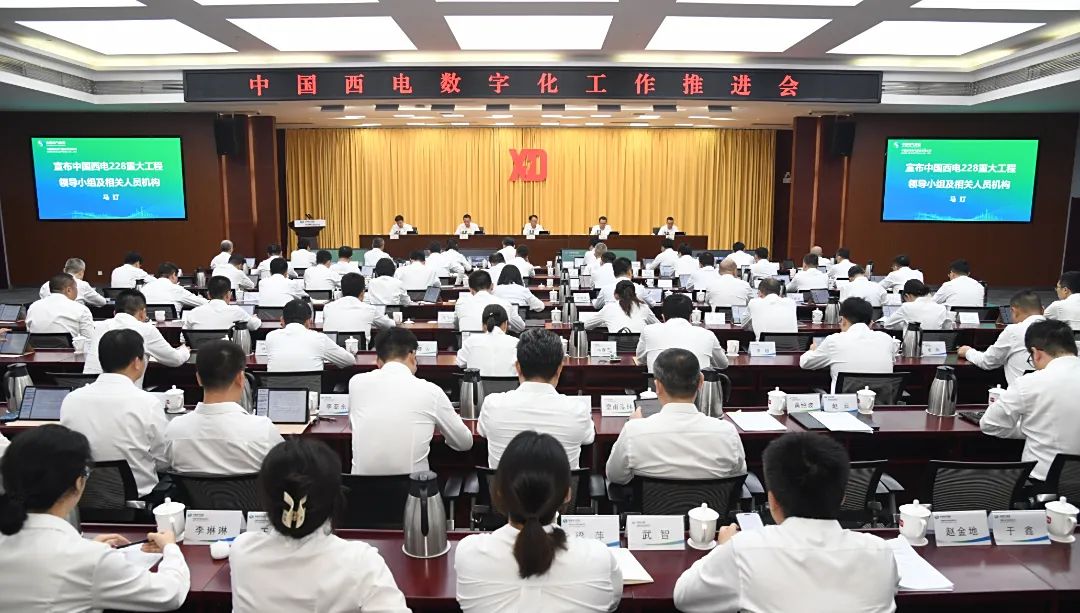 中國西電召開2025年數(shù)字化工作推進會